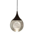 Contemporary Creative Aluminum Crystal Ball Deer Jellyfish Earth LED Pendant Light for Bedside BulbSquare