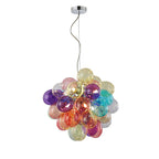 Lumendat Contemporary Scandinavian Kids Iron Glass Bubble Balloon 1/3/5/8 Light Chandeliers For Bedroom Lumendat
