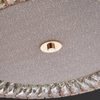 Modern Luxury Crystal Metal Round Multilayer 18/24 Light Flush Mount Ceiling Light for Living Room