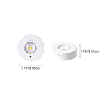 Modern Minimalist ABS Rechargeable RGB Round LED Flush Mount Ceiling Light For Bedroom