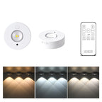 Modern Minimalist ABS Rechargeable RGB Round LED Flush Mount Ceiling Light For Bedroom