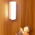 Modern Minimalist USB Rechargeable Magnetic Suction Plastic Strip Rectangular LED Wall Sconce Lamp Night Light For Study