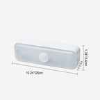 Modern Minimalist USB Rechargeable Magnetic Suction Plastic Strip Rectangular LED Wall Sconce Lamp Night Light For Study