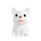 Lumendat Contemporary Creative Kids Rechargeable Bulldog Silica PC ABS LED Table Lamp Night Light For Bedside Lumendat