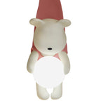 Lumendat Contemporary Creative Kids Hanging Bear Resin PMMA 1-Light Wall Sconce Lamp For Bedroom Lumendat