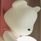 Lumendat Contemporary Creative Kids Hanging Bear Resin PMMA 1-Light Wall Sconce Lamp For Bedroom Lumendat