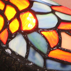 Traditional Tiffany Glass Resin Hand-Carved Duck Decoration 1-Light Table Lamp Night Light For Bedside Lumendat