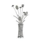 Modern Art Deco Aluminum Wire Weaving Vase LED Standing Floor Lamp For Living Room Lumendat