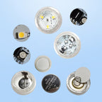 Modern Simplicity Waterproof Battery PS Round Underwater LED Landscape Lighting Outdoor Light For Outdoor Patio Lumendat