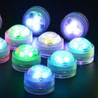Modern Simplicity Waterproof Battery PS Round Underwater LED Landscape Lighting Outdoor Light For Outdoor Patio Lumendat