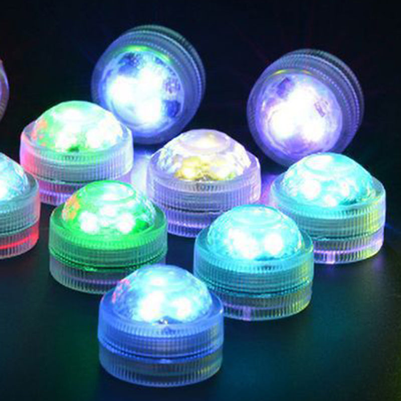 Modern Simplicity Waterproof Battery PS Round Underwater LED Landscape Lighting Outdoor Light For Outdoor Patio Lumendat