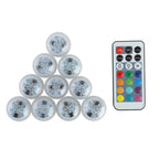Modern Simplicity Waterproof Battery PS Round Underwater LED Landscape Lighting Outdoor Light For Outdoor Patio Lumendat