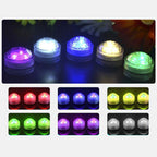 Modern Simplicity Waterproof Battery PS Round Underwater LED Landscape Lighting Outdoor Light For Outdoor Patio Lumendat