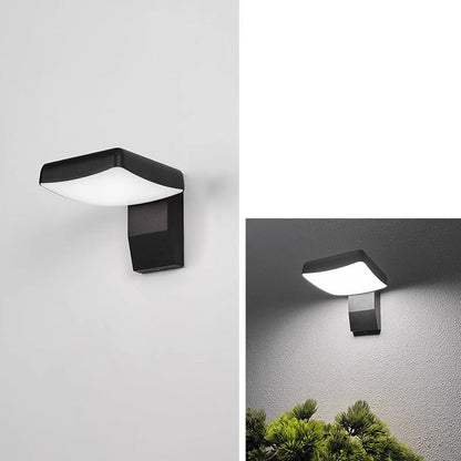 Modern Minimalist Waterproof Rotatable Aluminum PC Square Round LED Wall Sconce Lamp For Outdoor Patio