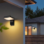 Modern Minimalist Waterproof Rotatable Aluminum PC Square Round LED Wall Sconce Lamp For Outdoor Patio