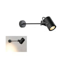 Modern Simplicity Waterproof Aluminum Iron Adjustable Cylinder Long Pole LED Wall Sconce Lamp For Outdoor Patio