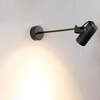Modern Simplicity Waterproof Aluminum Iron Adjustable Cylinder Long Pole LED Wall Sconce Lamp For Outdoor Patio