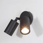 Modern Simplicity Waterproof Aluminum Iron Adjustable Cylinder Long Pole LED Wall Sconce Lamp For Outdoor Patio