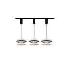 Contemporary Nordic Iron Aluminum Acrylic Movable Toroidal Gyroscope LED Pendant Light For Dining Room
