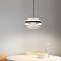 Contemporary Nordic Iron Aluminum Acrylic Movable Toroidal Gyroscope LED Pendant Light For Dining Room
