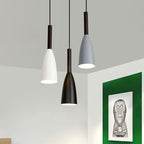 Contemporary Nordic Iron Conical 1/3 Light Pendant Light for Dining Room