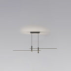 Modern Minimalist Iron Aluminum Silica Strip Spotlight LED Chandeliers Island Light for Dining Room BulbSquare