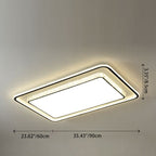 Modern Luxury Iron Acrylic Crystal Square Round Rectangular LED Flush Mount Ceiling Light For Bedroom