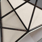 Contemporary Industrial Iron Fabric Diamond 1-light Pendant Light for Dining Room