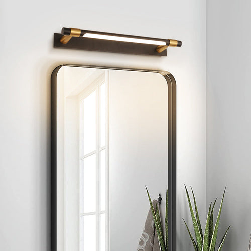 Modern Simplicity Iron Acrylic Waterproof Rotatable Strip LED Wall Sconce Lamp Vanity Light For Bathroom