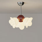 Contemporary Creative Iron PE Floral 3-Light Pendant Light For Bedroom