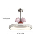 Lumendat Contemporary Nordic Kids Iron Acrylic Round Heart LED Pendant Light For Bedroom Lumendat