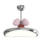 Lumendat Contemporary Nordic Kids Iron Acrylic Round Heart LED Pendant Light For Bedroom Lumendat