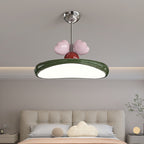 Lumendat Contemporary Nordic Kids Iron Acrylic Round Heart LED Pendant Light For Bedroom Lumendat