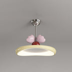 Lumendat Contemporary Nordic Kids Iron Acrylic Round Heart LED Pendant Light For Bedroom Lumendat