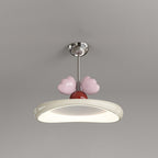 Lumendat Contemporary Nordic Kids Iron Acrylic Round Heart LED Pendant Light For Bedroom Lumendat