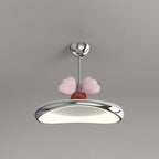 Lumendat Contemporary Nordic Kids Iron Acrylic Round Heart LED Pendant Light For Bedroom Lumendat