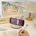 Lumendat Modern Simplicity Kids Adjustable Rechargeable ABS Strip Pen Container LED Desk Lamp For Study Lumendat