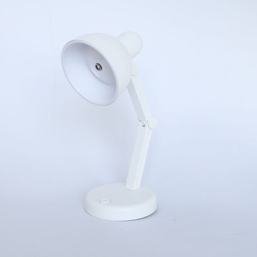 Modern Simplicity ABS Battery Foldable Round LED Desk Lamp For Study Lumendat