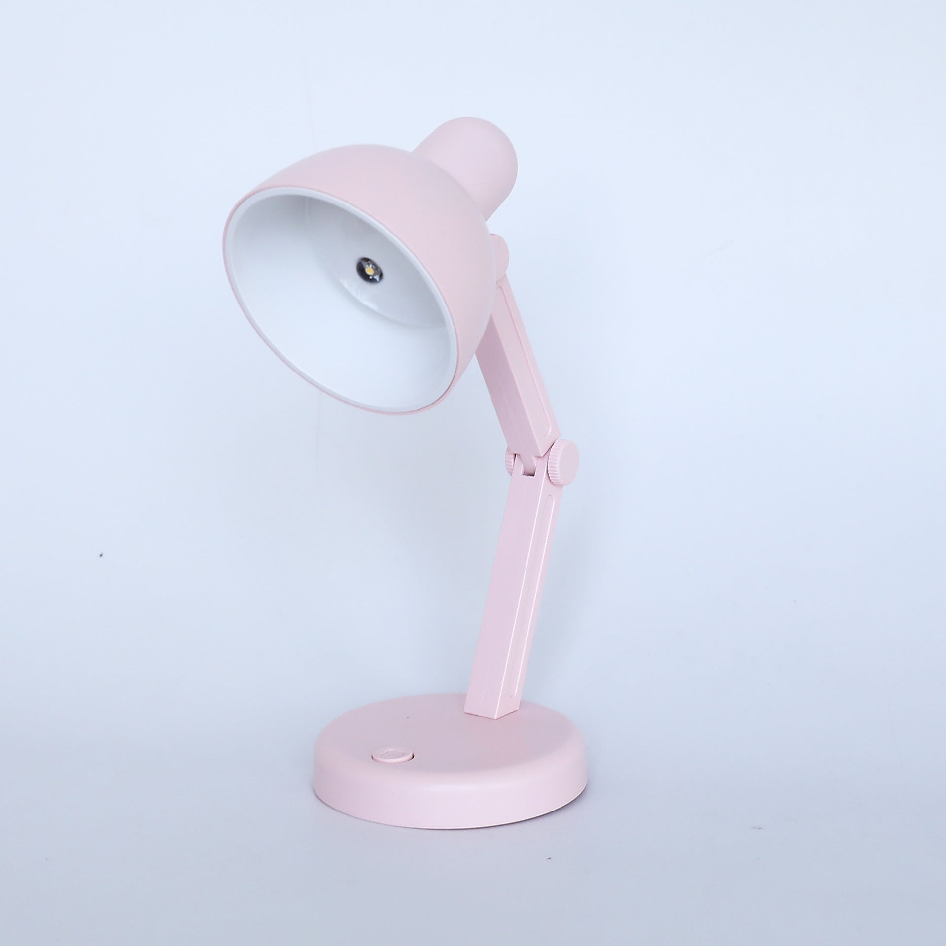Modern Simplicity ABS Battery Foldable Round LED Desk Lamp For Study Lumendat