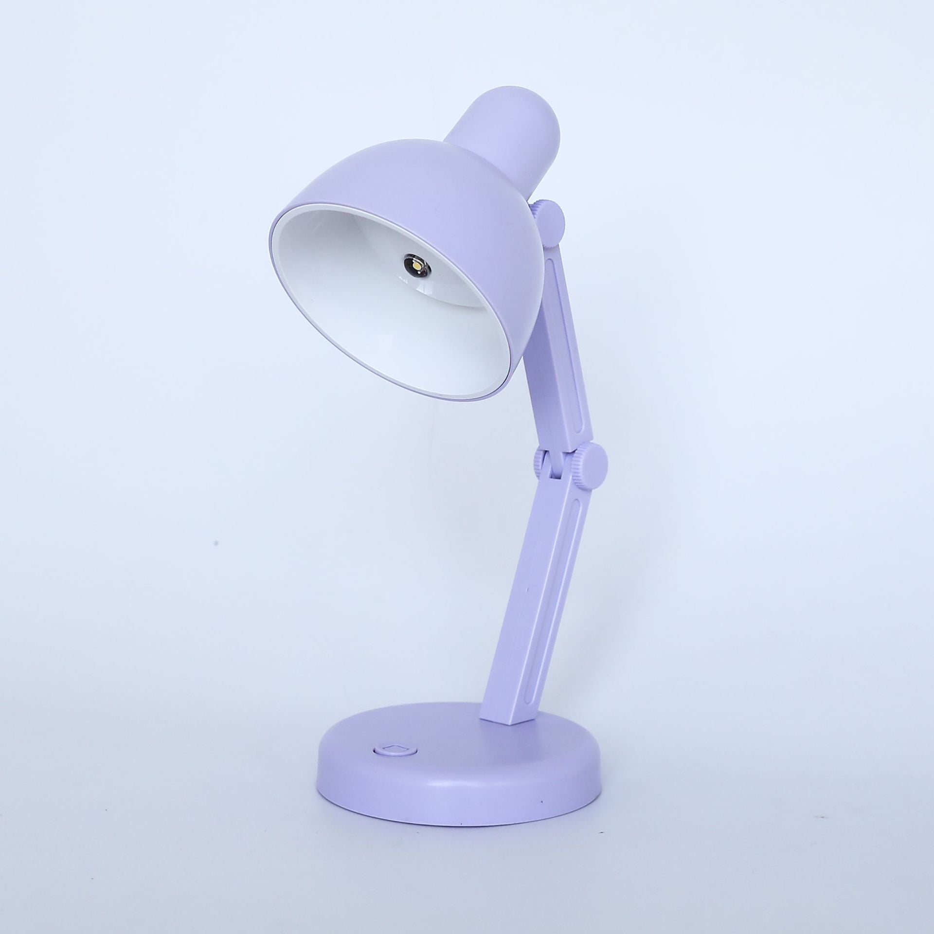 Modern Simplicity ABS Battery Foldable Round LED Desk Lamp For Study Lumendat