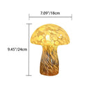 Modern Art Deco Glass Mushroom Dome 1-Light Table Lamp For Bedside Lumendat