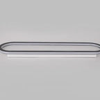 Modern Minimalist Iron Silica Elliptical LED Flush Mount Ceiling Light for Hallway
