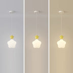 Contemporary Nordic Iron PE Star Moon Cloud LED Pendant Light For Bedside
