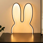 Lumendat Contemporary Creative Kids Metal USB Bunny Ear Hanging LED Wall Sconce Lamp For Bedroom Lumendat