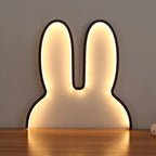 Lumendat Contemporary Creative Kids Metal USB Bunny Ear Hanging LED Wall Sconce Lamp For Bedroom Lumendat