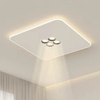 Modern Minimalist Iron Acrylic Rectangular Square Round Spotlight LED Flush Mount Ceiling Light For Living Room
