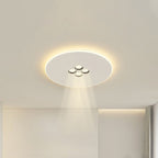 Modern Minimalist Iron Acrylic Rectangular Square Round Spotlight LED Flush Mount Ceiling Light For Living Room