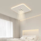 Modern Minimalist Iron Acrylic Rectangular Square Round Spotlight LED Flush Mount Ceiling Light For Living Room