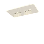 Modern Minimalist Iron Acrylic Rectangular Square Round Spotlight LED Flush Mount Ceiling Light For Living Room