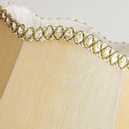 Contemporary Retro Wood Fabric Drum 1-Light Table Lamp For Bedside Lumendat